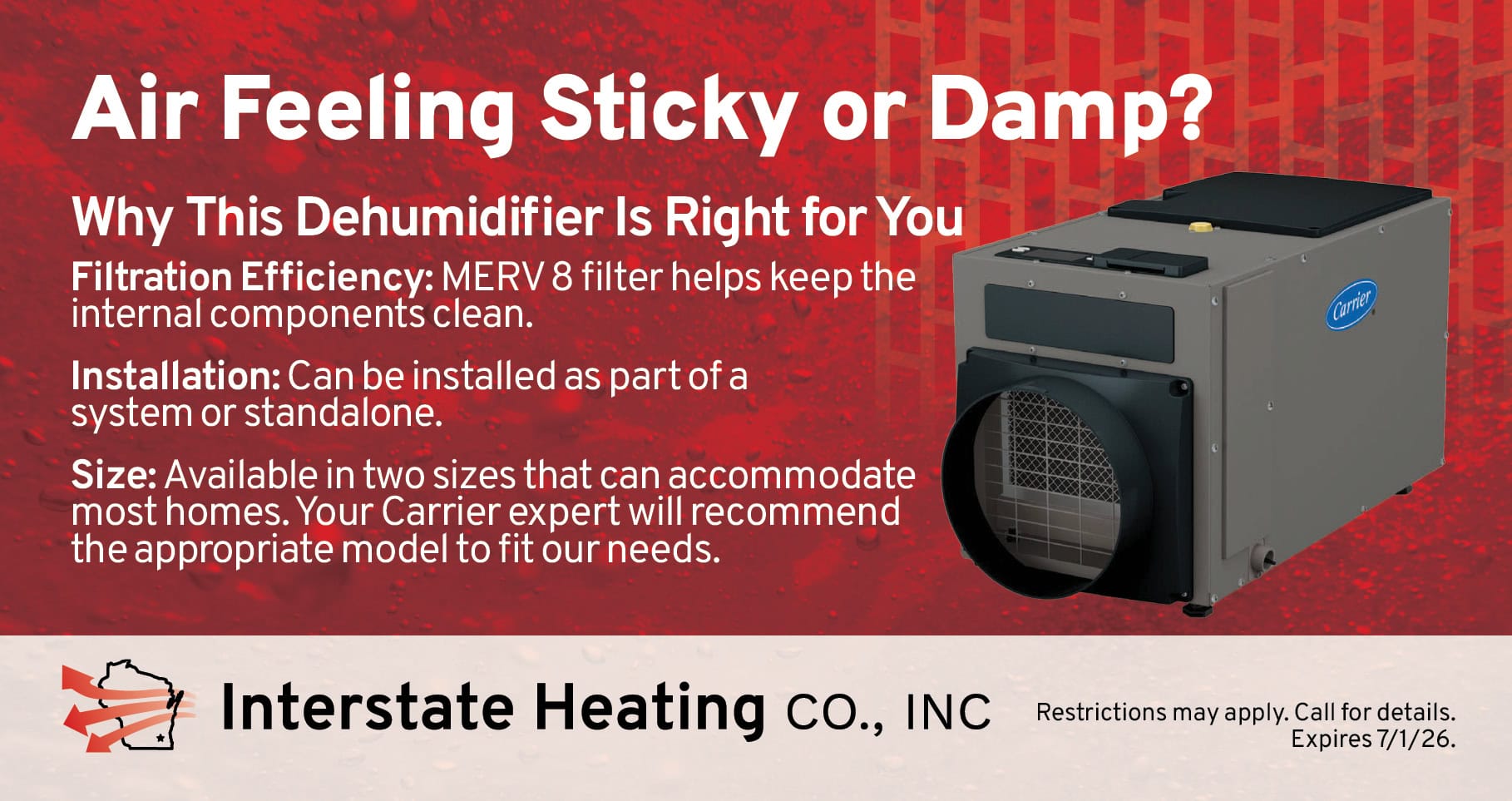 IHC Dehumidifier-CO