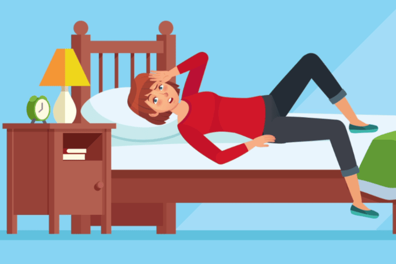 Video - How Can I Make My Home More Comfortable? Animation of woman laying in bed warm.