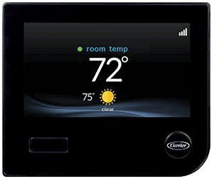 Carrier SYSTXCCITC01-B Smart Thermostat.